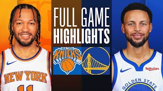 KNICKS at WARRIORS  FULL GAME HIGHLIGHTS  March 18 2024 [upl. by Ranip]