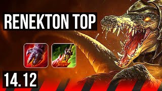 RENEKTON vs SETT TOP  11 solo kills 1326 Dominating  VN Diamond  1412 [upl. by Dnalrag741]