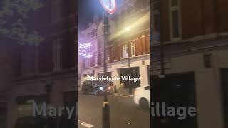 An evening out in Marylebone Village shortsvideo [upl. by Ainafets]