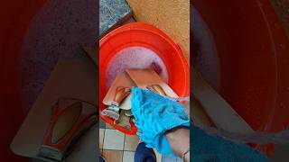 Washing the blades of Fan  Full video on channel table Time viral shorts [upl. by Arhna790]