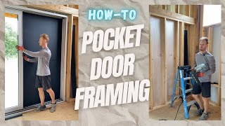 Pocket Door Framing Tutorial [upl. by Scarito]