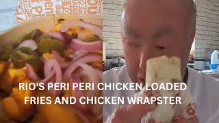 Rios Peri Peri Chicken loaded fries and chicken wrapster [upl. by Kiker]