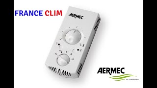 Thermostat  TX version 00  AERMEC by FRANCECLIM [upl. by Readus]