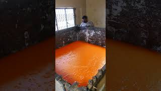 Unveiling How Orange Foam Produce In A Local Factory [upl. by Rube]