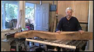 Dressing Rough Lumber  A woodworkwebcom woodworking video [upl. by Carly]