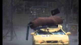 VTI  Car vs Elk  Moose Crash Test  Volvo V70 Estate [upl. by Sorci]