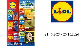 Gazetka Lidl PL  21102024  23102024  Od poniedziałku [upl. by Norreht]