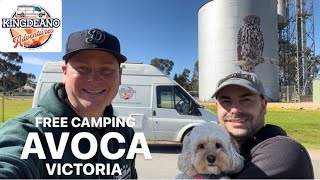 AVOCA VICTORIA  FREE CAMPING  SILO TRAIL  VANLIFE  VANLIFE VICTORIA AUSTRALIA  CAMP COOKING [upl. by Tannenwald]