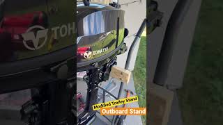 Easy Outboard Motor Stand [upl. by Sophronia]