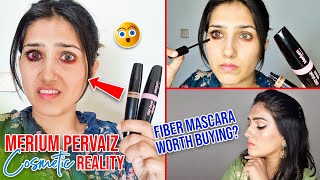 Merium Pervaiz Cosmetics Reality  Fibre Mascara Worth Buying [upl. by Ahsimrac]