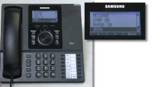 How To Use Off Hook Voice Announce on a Samsung OfficeServ Handset [upl. by Aicnatsnoc]