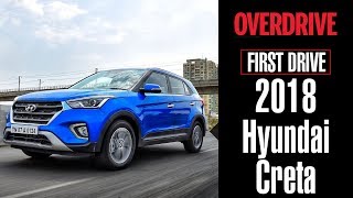 2018 Hyundai Creta  First Drive Review  OVERDRIVE [upl. by Attelahs]