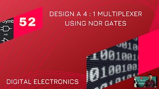 Design a 4  1 multiplexer using only NOR gate [upl. by Daiz550]