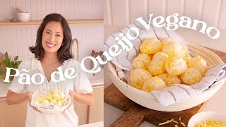 Pão de Queijo Vegano Ultra Fácil Apenas 5min de preparo [upl. by Araik]