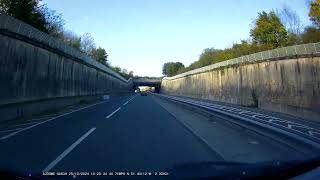 Avon amp Somerset Police vehicle at breakdown on dual carriageway in the Bath area England 251024 [upl. by Jangro]