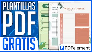 Descarga y Organiza Tu Año Plantillas GRATIS PDF para PDFelement [upl. by Norrehc]