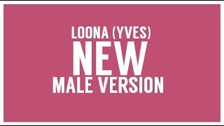 MALE VERSION LOONA Yves  NEW [upl. by Anaejer]