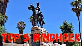 Top 5 attractions of Namibias capital  Windhoek city in southern Africa [upl. by Studdard139]