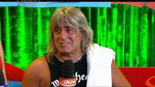 MOTORHEAD live Rock In Rio 2011 Mikkey Dee interview after concert [upl. by Ailecara]