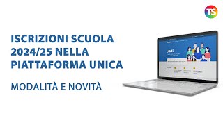 Iscrizioni scuola 202425 nella piattaforma unica modalità e novità [upl. by Arihday947]