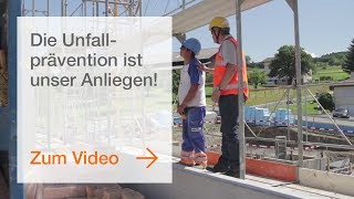 Die Unfallprävention ist unser Anliegen [upl. by Naam]