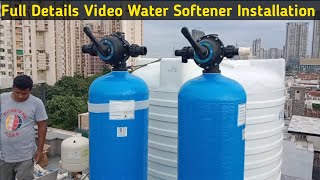 Water Softener Installation In Hindi  Full details video  Water Softener for Home [upl. by Eyahs853]