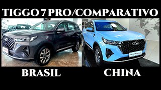 TIGGO 7 PRO MAX  SUV MÉDIO  COMPARATIVO INTERNACIONAL [upl. by Atled]