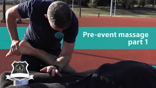 Treating gastrosoleus complex  Preevent massage part 1 [upl. by Truman]