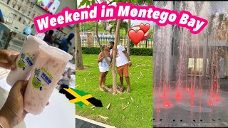 WEEKEND IN MONTEGO BAY  FINDING A LOVE TRAIL Habour City Mall  Trying out new things Ja Vlog [upl. by Flavio298]