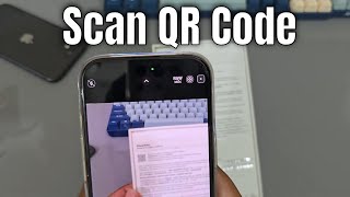 iPhone 1616 Plus16 ProMax How to scan qr code [upl. by Gelb]