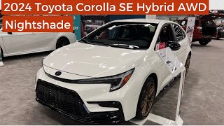 2024 Toyota Corolla SE Hybrid AWD Nightshade  Toyota Have Sold Over 40 Million Corollas [upl. by Younger495]