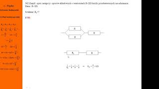 552 Fizykamax prąd elektryczny stały połączenie szeregowe równoległe [upl. by Concepcion]