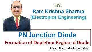 14 ELEX PN Junction Diode  Formation of Depletion Region or Formation of Diode [upl. by Anitnegra]