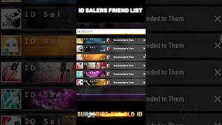 ID SALERS FRIEND REQUEST OLD PLAYERS 🥺 freefire subscribe [upl. by Kcinom]