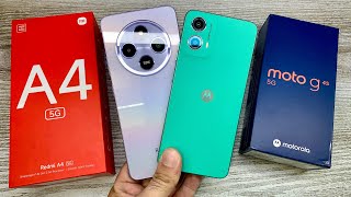 Redmi A4 5g vs Moto G45 5g  Best konsa   Gaming Processor 🎮 8gb ram  128gb storage  Rs 9000 [upl. by Gnehc]