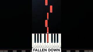 Undertale  Fallen Down Easy Beginner Piano Tutorial [upl. by Trixi]