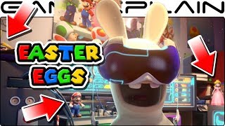 All the NINTENDO SECRETS in Mario  Rabbids Kingdom Battles Opening Cutscene Easter Eggs [upl. by Elwood]