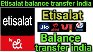 How to do international recharge in Etisalat recharge jio airtel vi etisalat app [upl. by Sidnala]