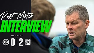 PostMatch Interview  Cotterill post MK Dons  Forest Green 02 MK Dons [upl. by Oicul]