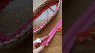 🔥¿Buscas una manera creativa de ganar dinero 🤩¡Aprende a hacer bolsos en trapillo reticello [upl. by Jessie]