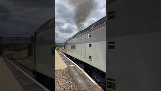 Incredible clag from Class 47 no 47376 ‘Freightliner 1995’ through Hayles Abbey Halt 12724 rail [upl. by Hootman]