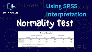 Normality Test using SPSS spss normality [upl. by Hartman]