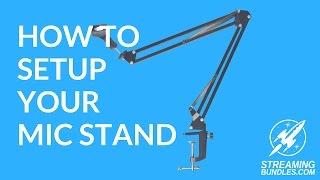 How to Setup Your Mic Stand for Live Streaming [upl. by Ahtar]