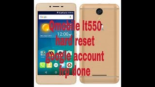 Q mobile lt550 hard reset google account frp [upl. by Niltiac823]