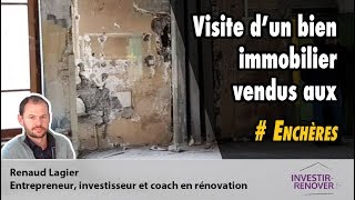 Visite dun bien immobilier vendu aux enchères [upl. by Enelyt881]