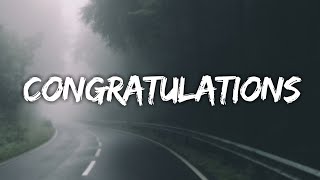 PewDiePie  Congratulations Lyrics [upl. by Pompea632]