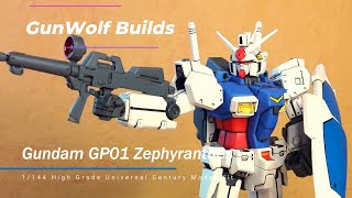 1144 HGUC RX78GP01 Gundam GP01 Zephyrathes [upl. by Anauqaj]