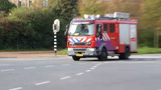 TS 155131 Rij Opleiding Brandweer Haaglanden met Spoed door Den Haag [upl. by Ydnic]