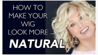 HOW TO make WIGS LOOK MORE NATURAL ⭐️⭐️USING SIMPLE techniques⭐️⭐️ [upl. by Noleta]