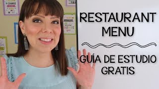 MENÚ DE UN RESTAURANTE INTERNACIONAL amp GENTILICIOS EN INGLÉS [upl. by Cassil]